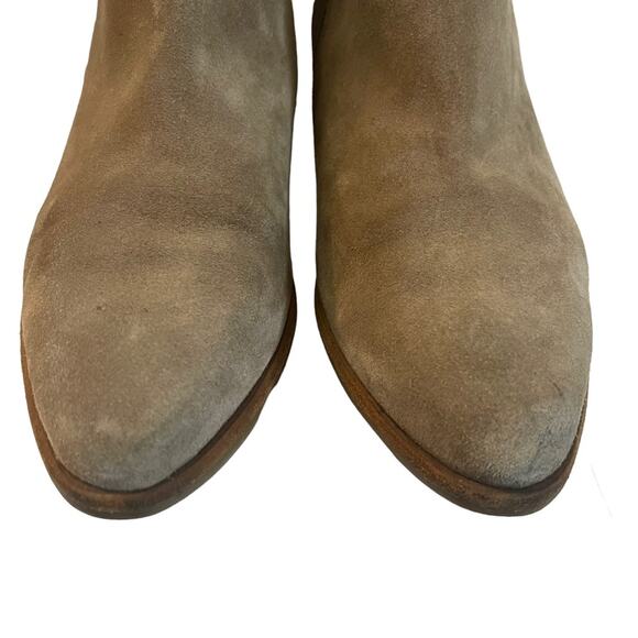 Italeau Miralda Brown Suede Ankle Booties - Picture 7 of 10